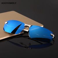 Thumbnail for New Luxury Polarized Sunglasses For Men Driving Fishing Hiking Sun Glasses Male Classic Vintage Men's Glasses Black Shades UV400 AV8R
