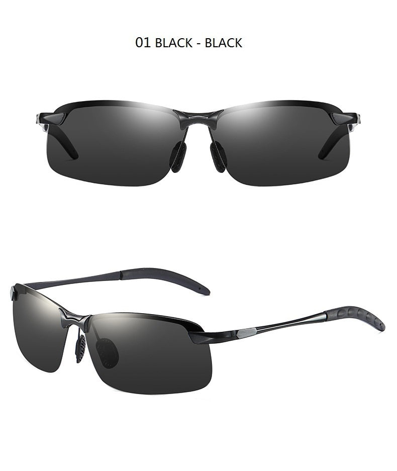 New Luxury Polarized Sunglasses For Men Driving Fishing Hiking Sun Glasses Male Classic Vintage Men's Glasses Black Shades UV400 AV8R