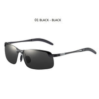 Thumbnail for New Luxury Polarized Sunglasses For Men Driving Fishing Hiking Sun Glasses Male Classic Vintage Men's Glasses Black Shades UV400 AV8R