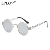 Thumbnail for New Fashion Retro Steampunk Round Metal Sunglasses for Men and Women AV8R