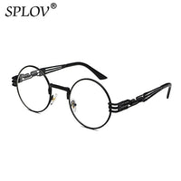 Thumbnail for New Fashion Retro Steampunk Round Metal Sunglasses for Men and Women AV8R