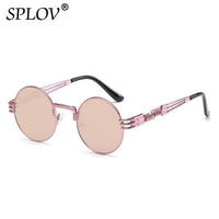 Thumbnail for New Fashion Retro Steampunk Round Metal Sunglasses for Men and Women AV8R