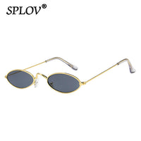 Thumbnail for Retro Small Oval Sunglasses Men Women SteamPunk Vintage Sun Glasses AV8R