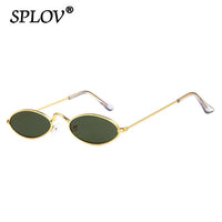 Thumbnail for Retro Small Oval Sunglasses Men Women SteamPunk Vintage Sun Glasses AV8R