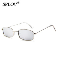 Thumbnail for Vintage Small Rectangle Sunglasses Men Women Retro Metal Frame Sun Glasses AV8R