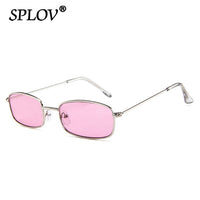 Thumbnail for Vintage Small Rectangle Sunglasses Men Women Retro Metal Frame Sun Glasses AV8R