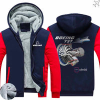 Thumbnail for THE CFM 56 ENGINE ZIPPER SWEATERS THE AV8R