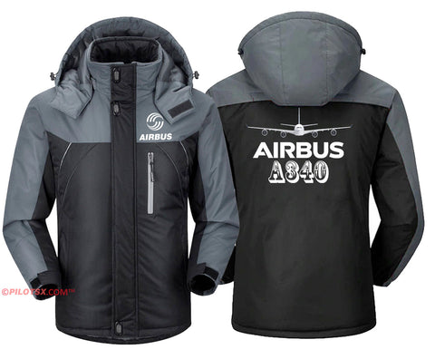 AIRBUS A340 WITH AIRCRAFT JACKET