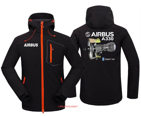 AIRBUS A330 ENGINE Fleece Hoodie