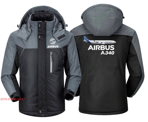 AIRBUS A340 WITH AIRCRAFT JACKET