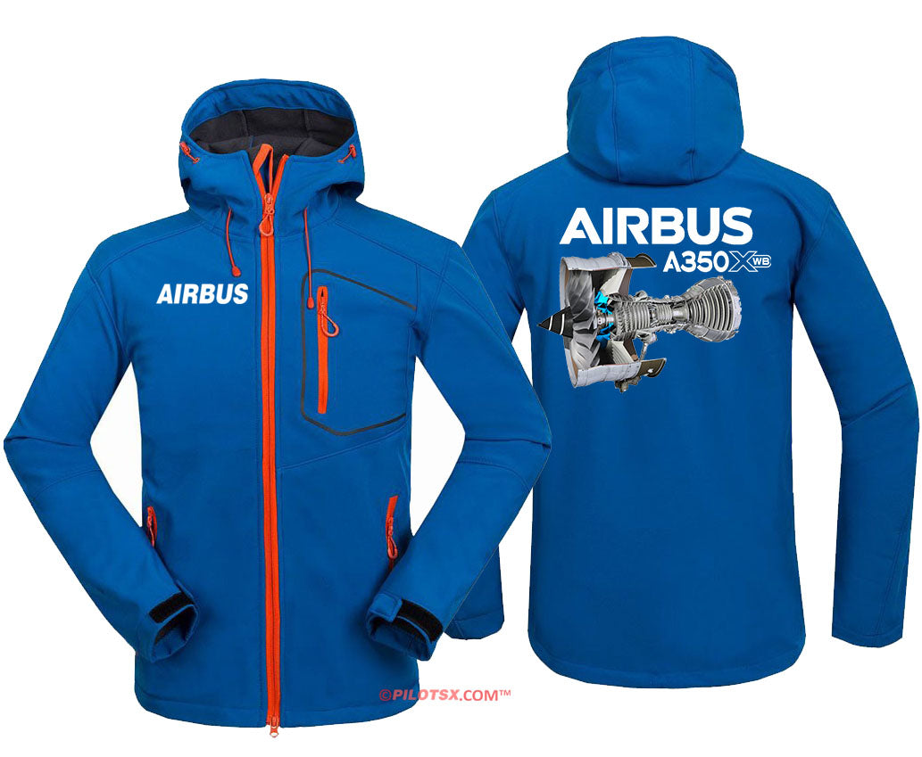 AIRBUS A350XWB ENGINE Fleece Hoodie