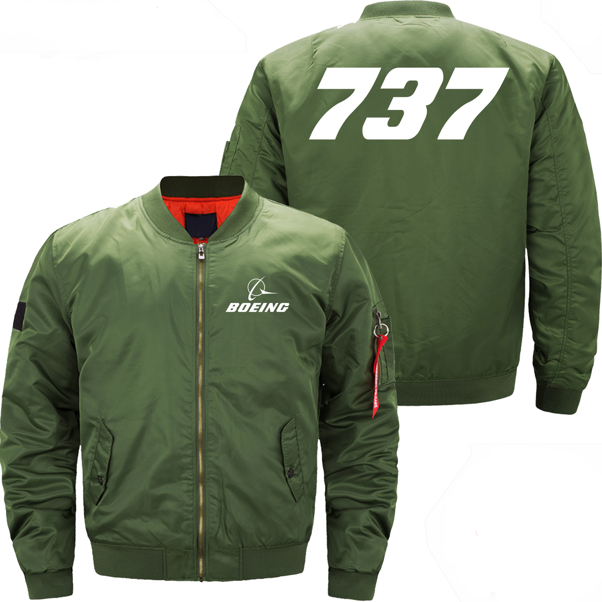 PilotX Jacket Army green thin / XS B 737 Jacket -US Size