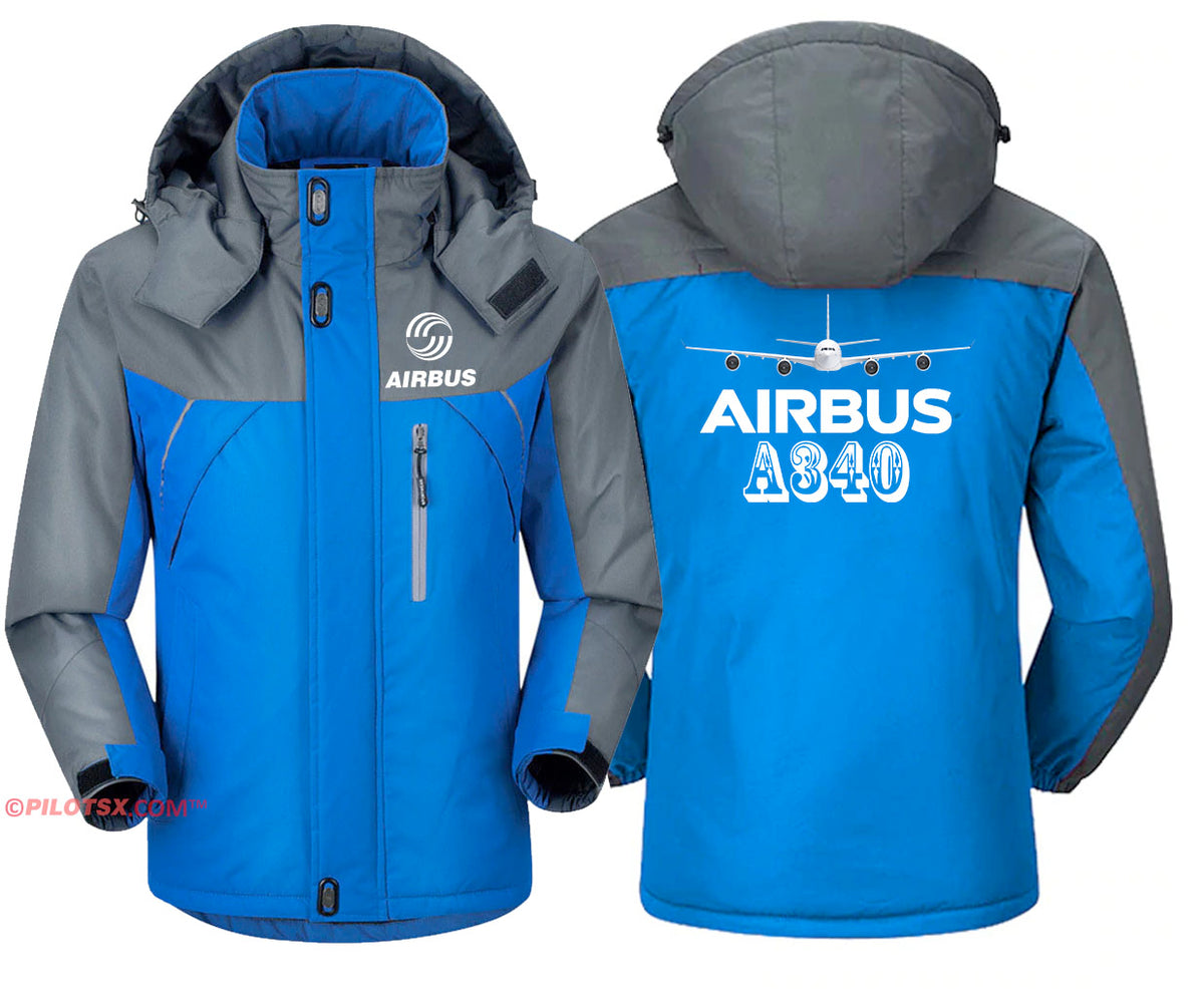 AIRBUS A340 WITH AIRCRAFT JACKET