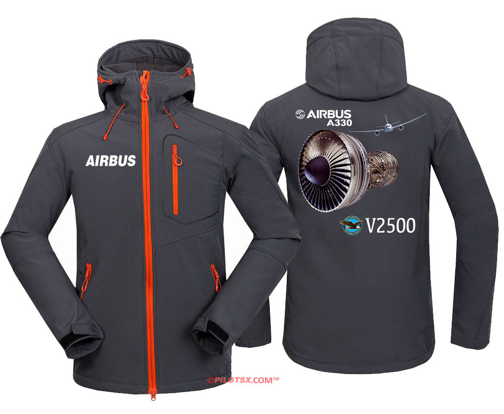 AIRBUS A330 ENGINE Fleece Hoodie