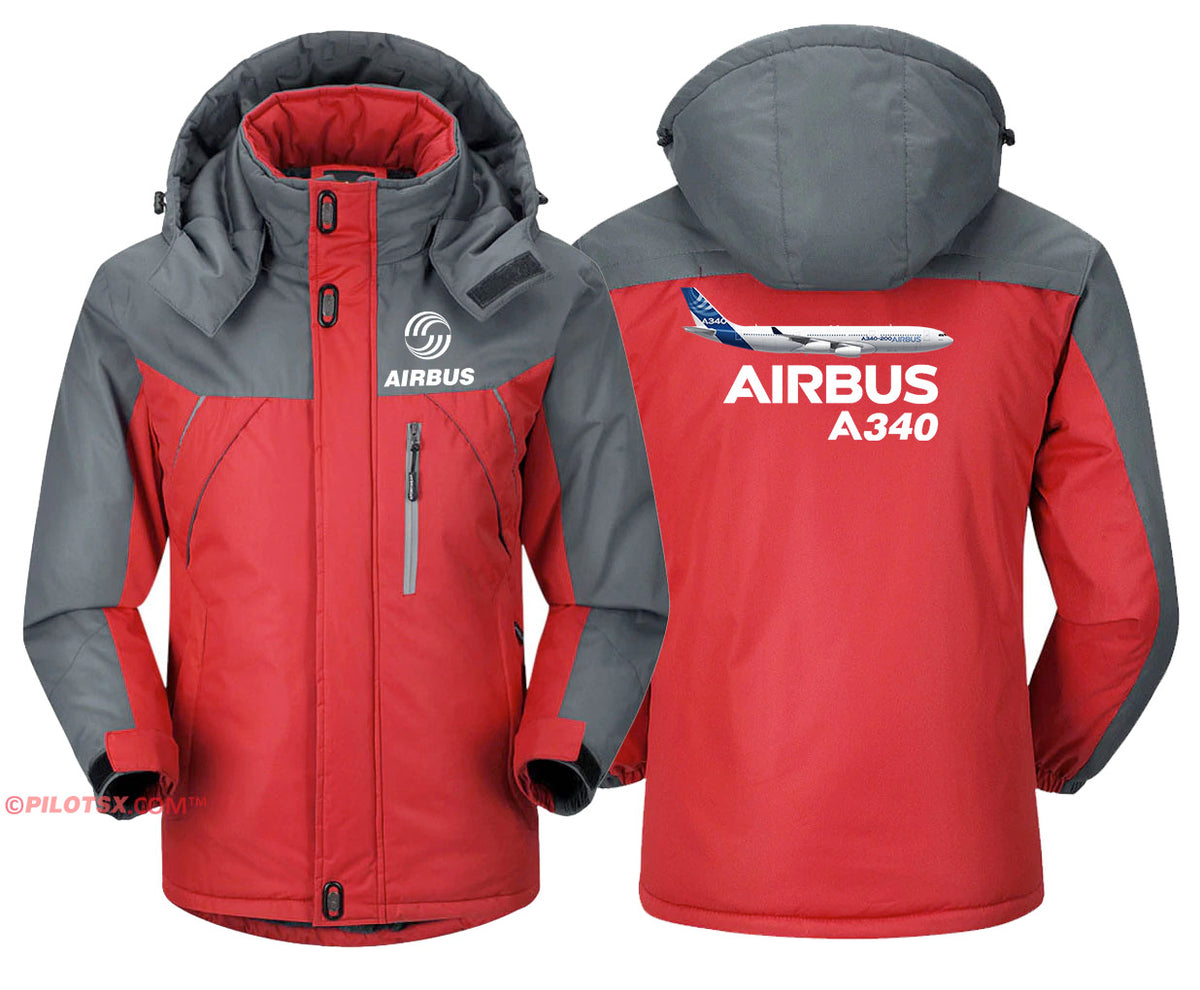 AIRBUS A340 WITH AIRCRAFT JACKET