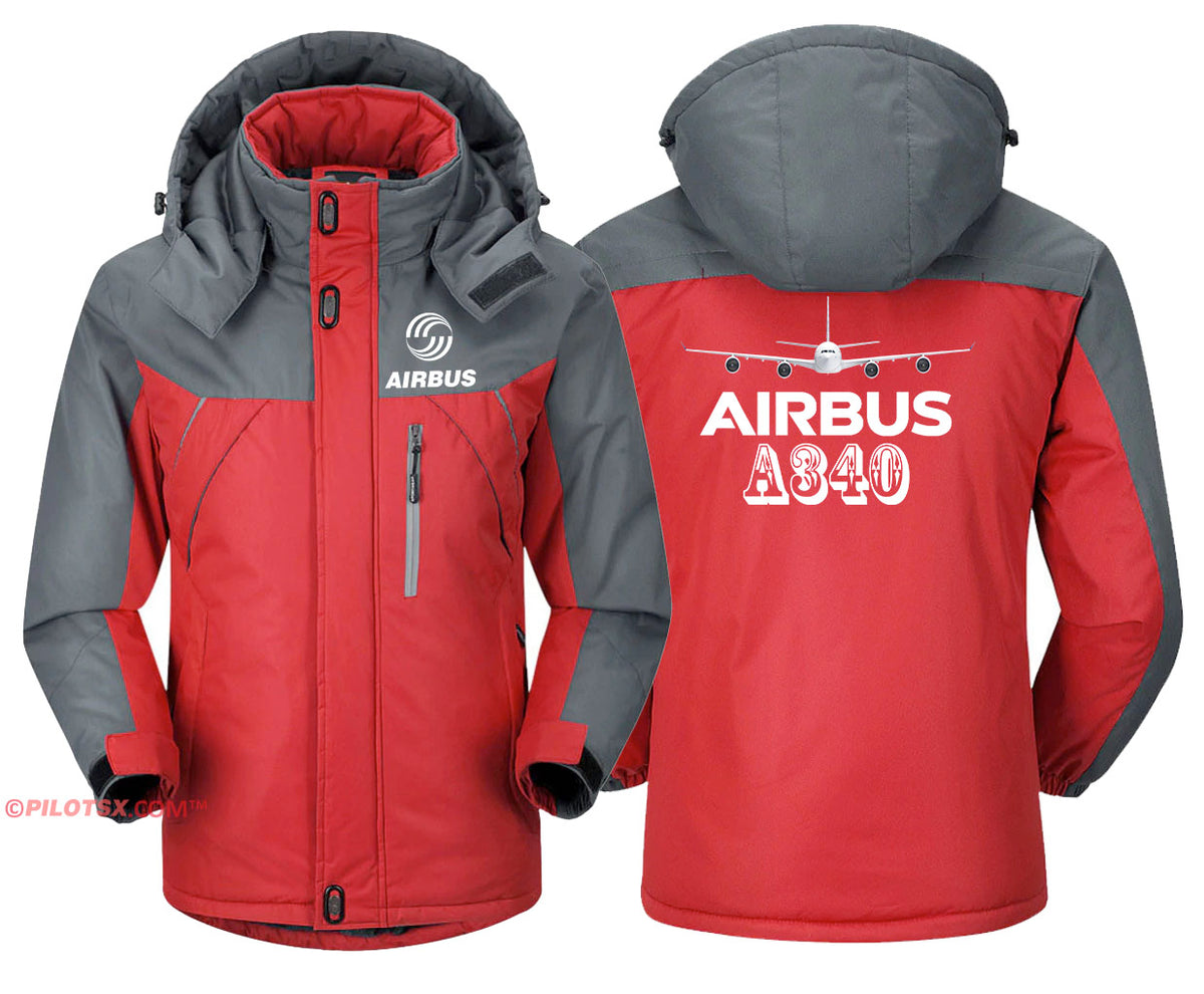 AIRBUS A340 WITH AIRCRAFT JACKET