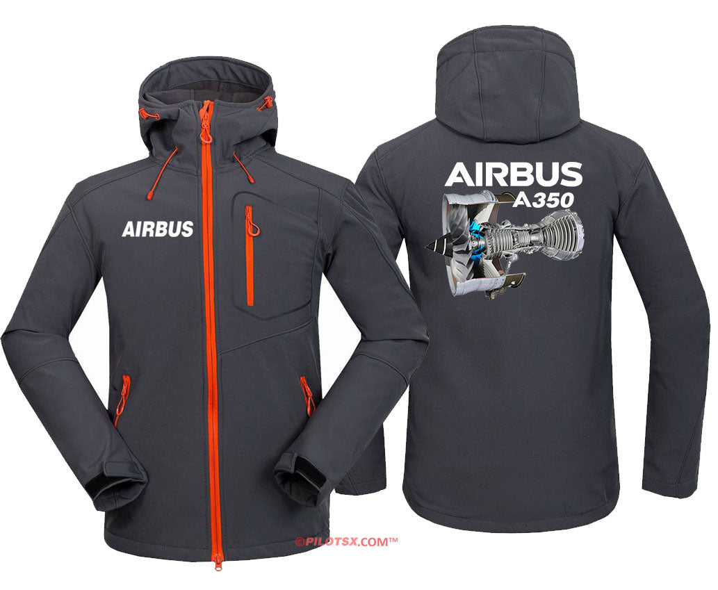 AIRBUS A350 ENGINE Fleece Hoodie