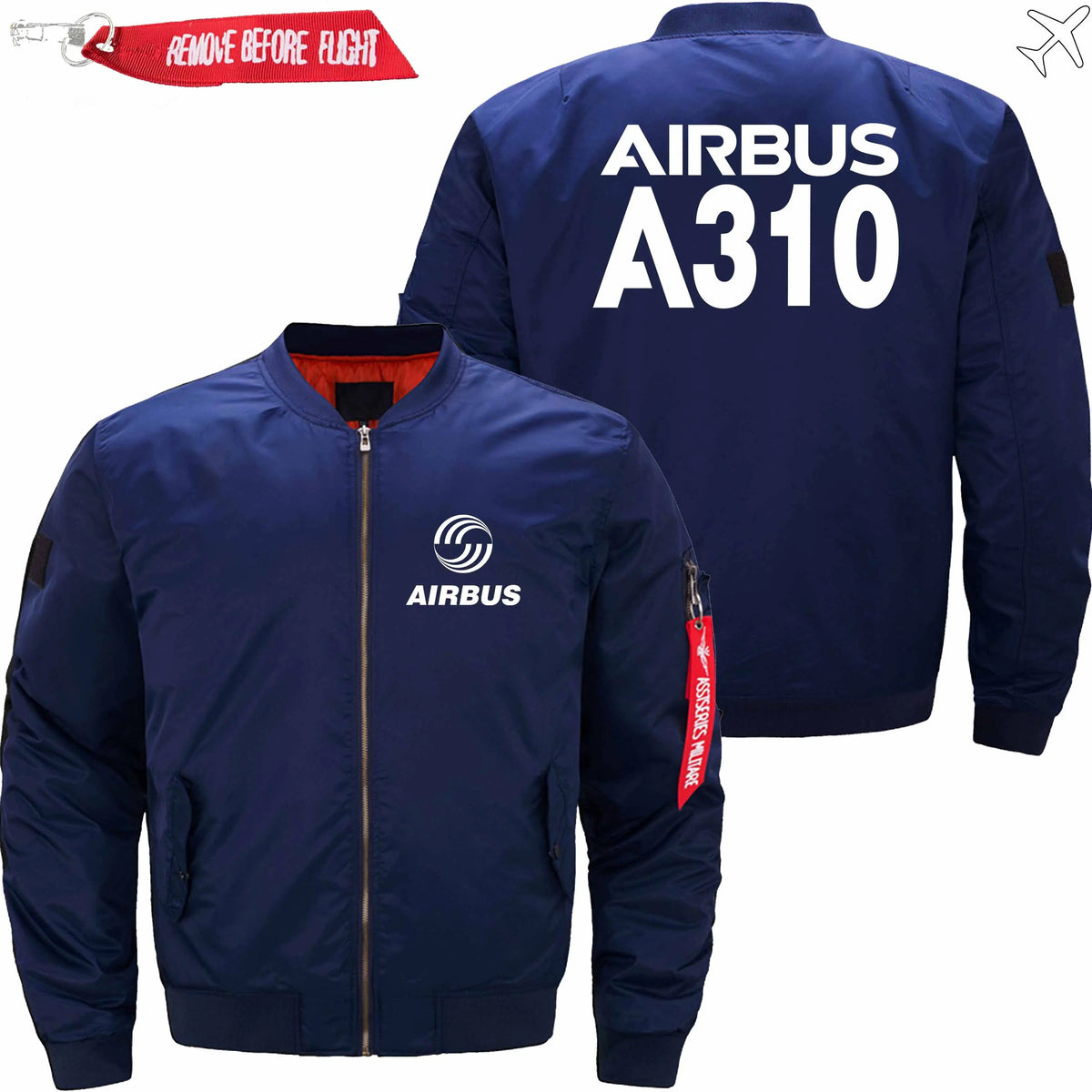 AIRBUS A310 ETET BOMBER JACKET FLIGHT JACKET AVIATOR JACKET