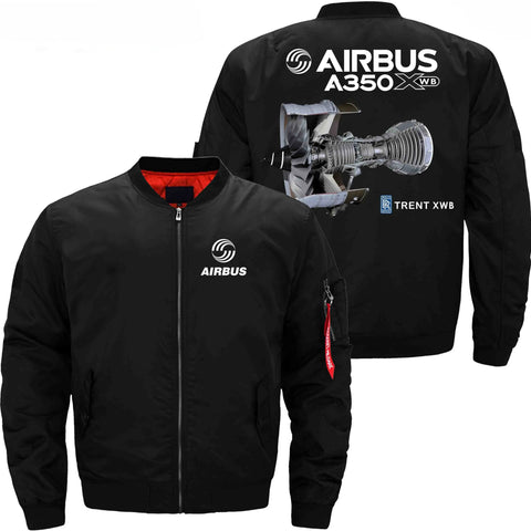 AIRBUS A350 XWB ETET BOMBER JACKET FLIGHT JACKET AVIATOR JACKET