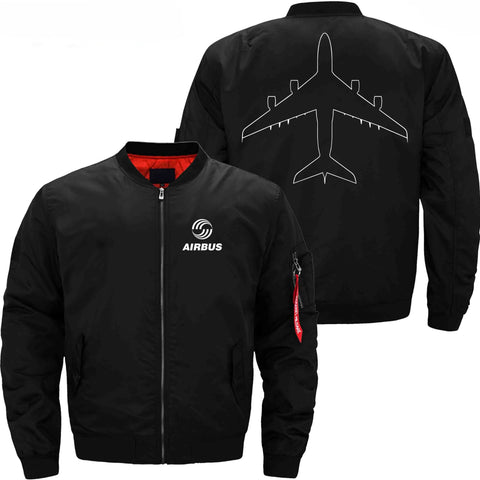 AIRBUS A380 ETET BOMBER JACKET FLIGHT JACKET AVIATOR JACKET