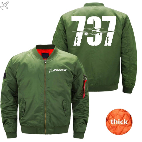 Boeing  737 Ma-1 Bomber Jacket Flight Jacket Aviator Jacket01