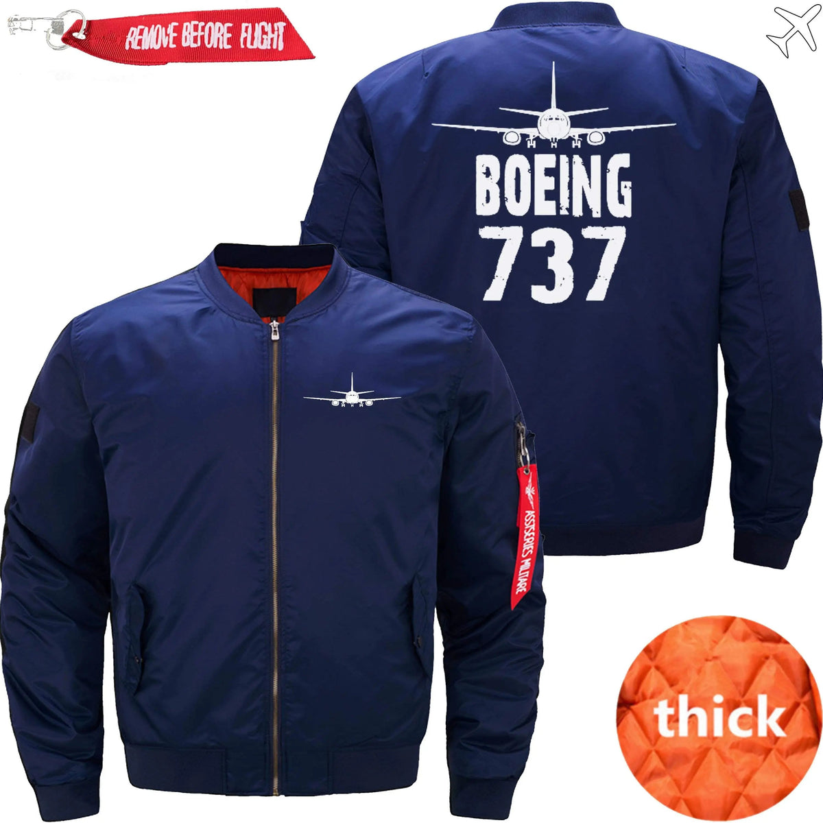 Boeing  737 Ma-1 Bomber Jacket Flight Jacket Aviator Jacket02