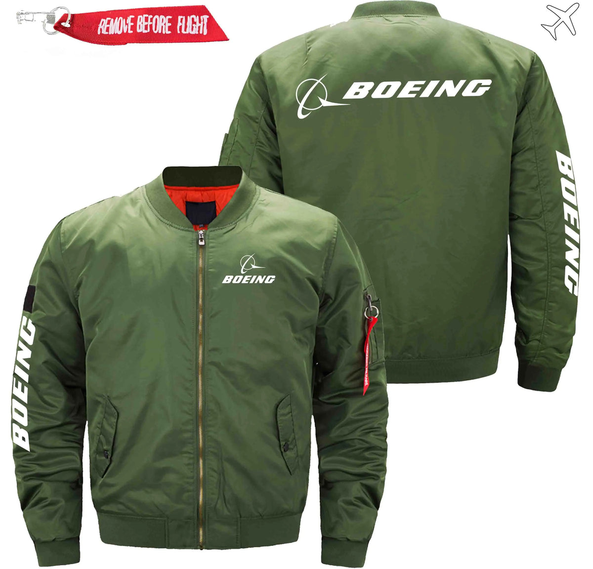 BOEING ETET24 BOMBER JACKET FLIGHT JACKET AVIATOR JACKET