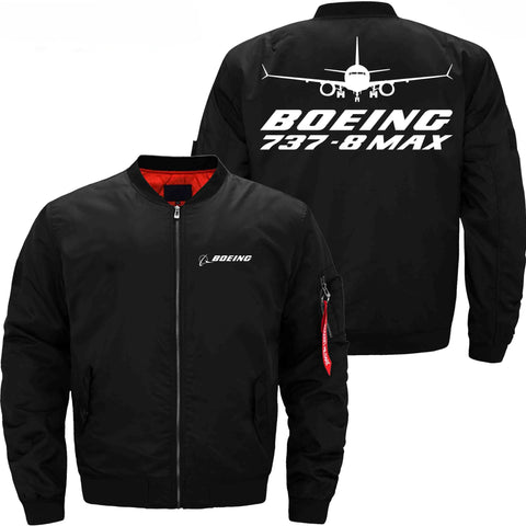 BOEING 737 MAX ETET BOMBER JACKET FLIGHT JACKET AVIATOR JACKET