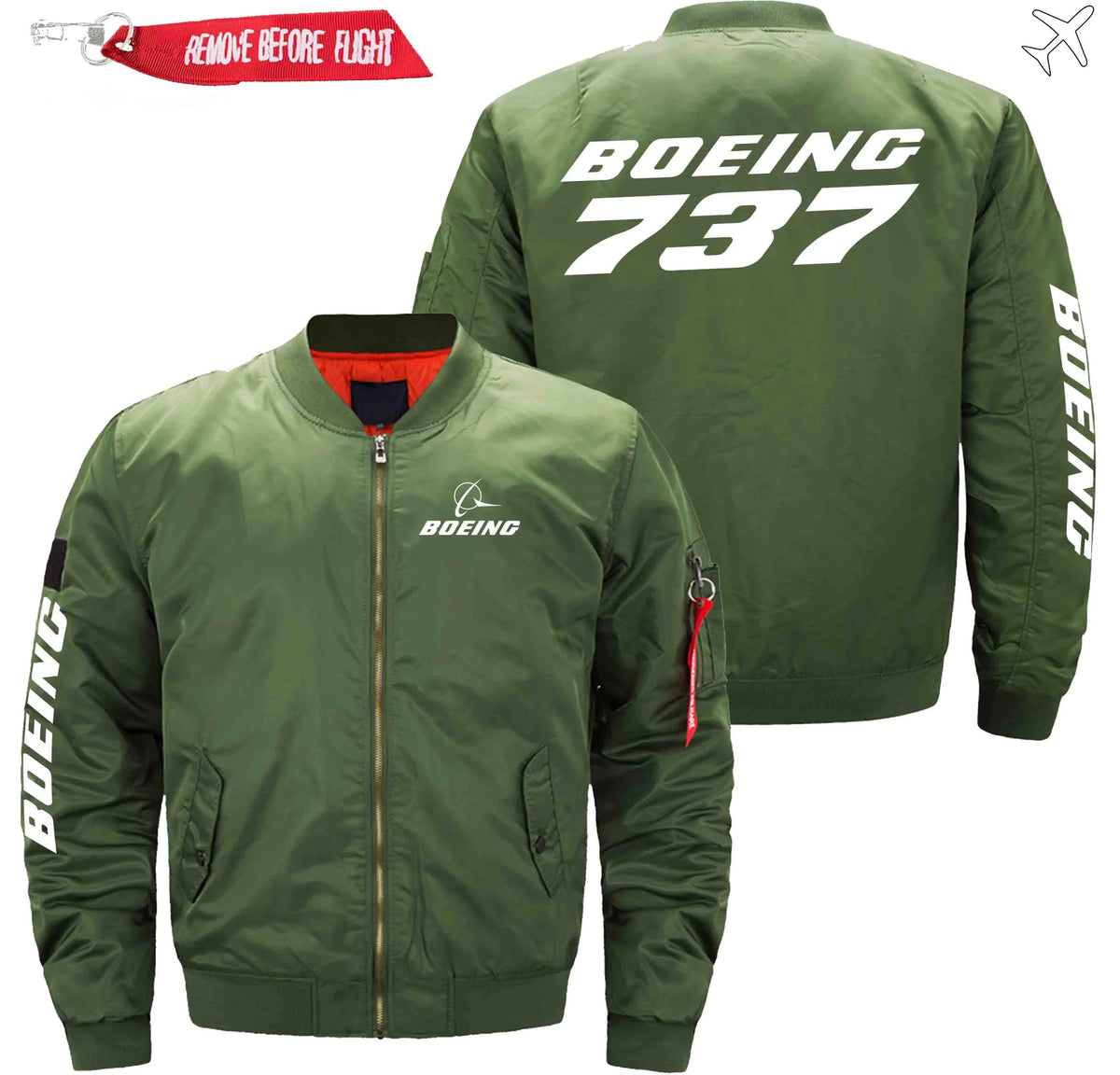 BOEING 737 ETET BOMBER JACKET FLIGHT JACKET AVIATOR JACKET