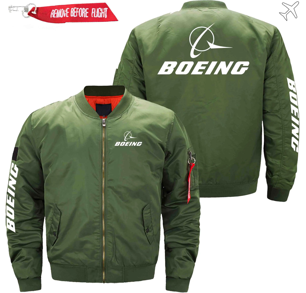 BOEING ETET BOMBER JACKET FLIGHT JACKET AVIATOR JACKET