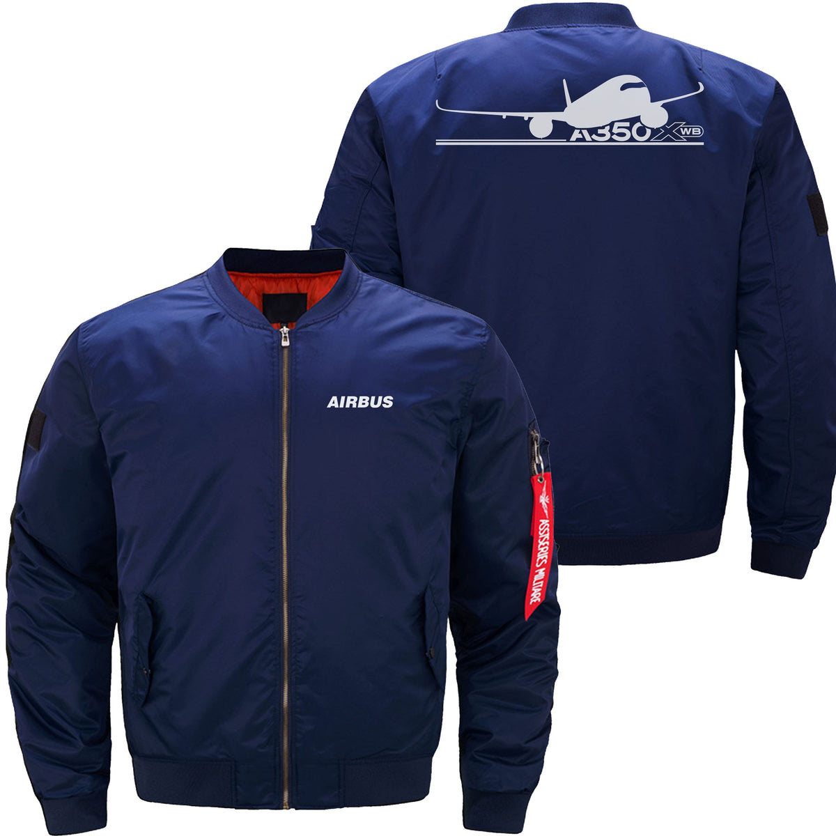 AIRBUS A350 XWB BOMBER FLIGHT AVIATOR JACKET