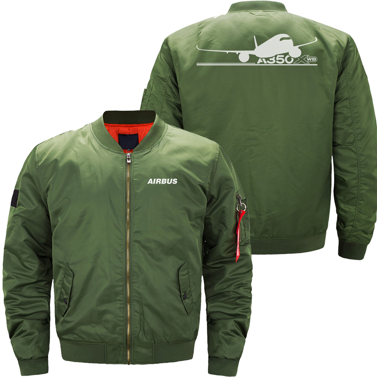 AIRBUS A350 XWB BOMBER FLIGHT AVIATOR JACKET