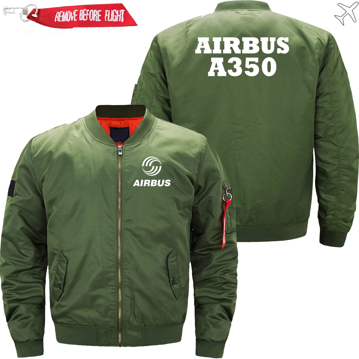 AIRBUS A350 ETET BOMBER JACKET FLIGHT JACKET AVIATOR JACKET