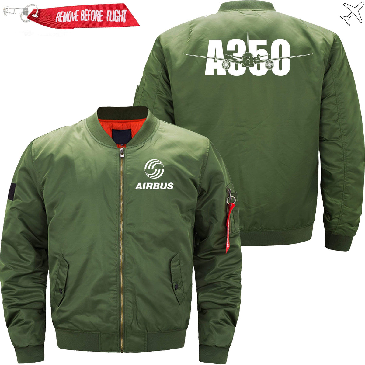 AIRBUS A350 BOMBER JACKET FLIGHT JACKET AVIATOR JACKET