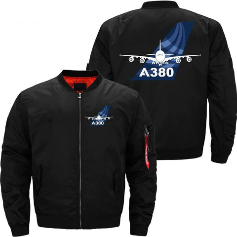 AIRBUS A380 ETET BOMBER JACKET FLIGHT JACKET AVIATOR JACKET