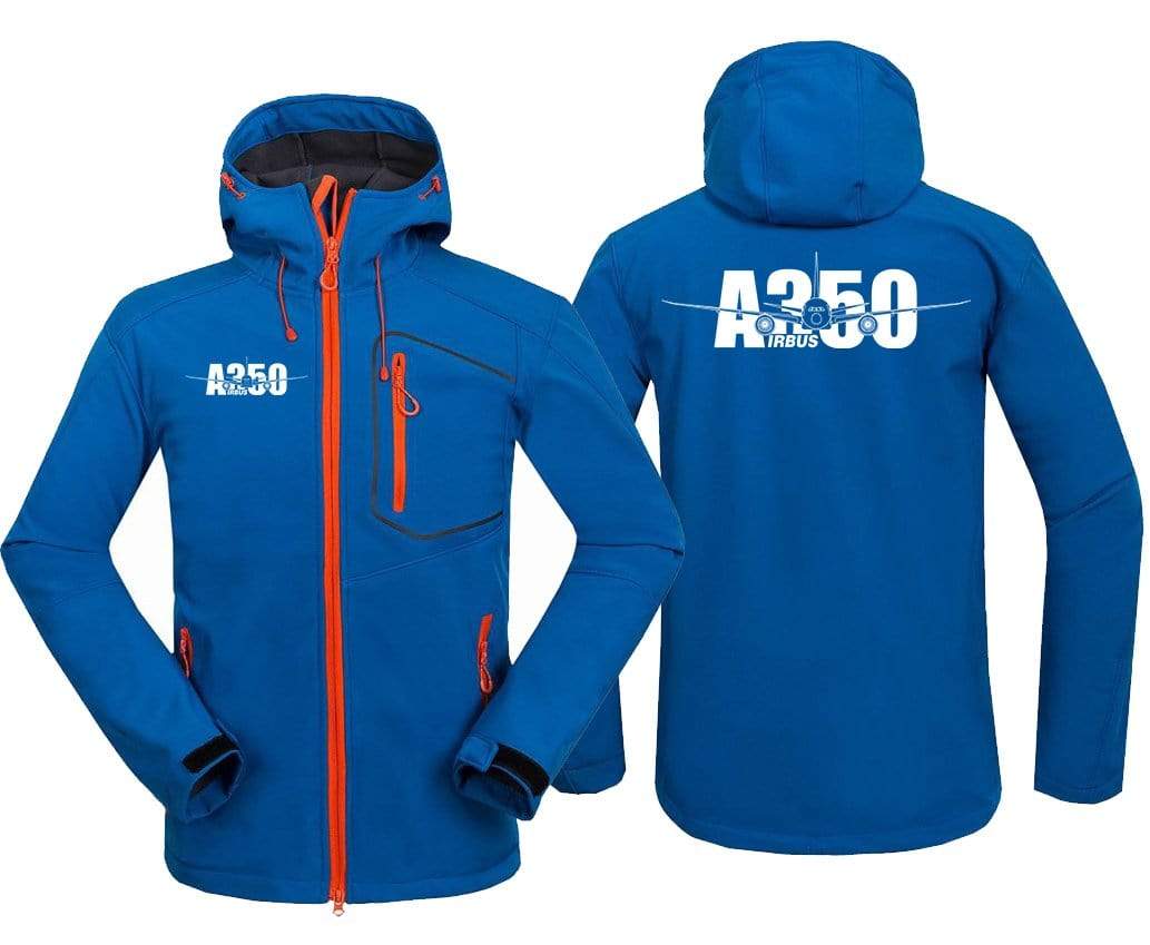 AIRPLANE LOVER Hoodie Jacket Blue / S AIRBUS A350