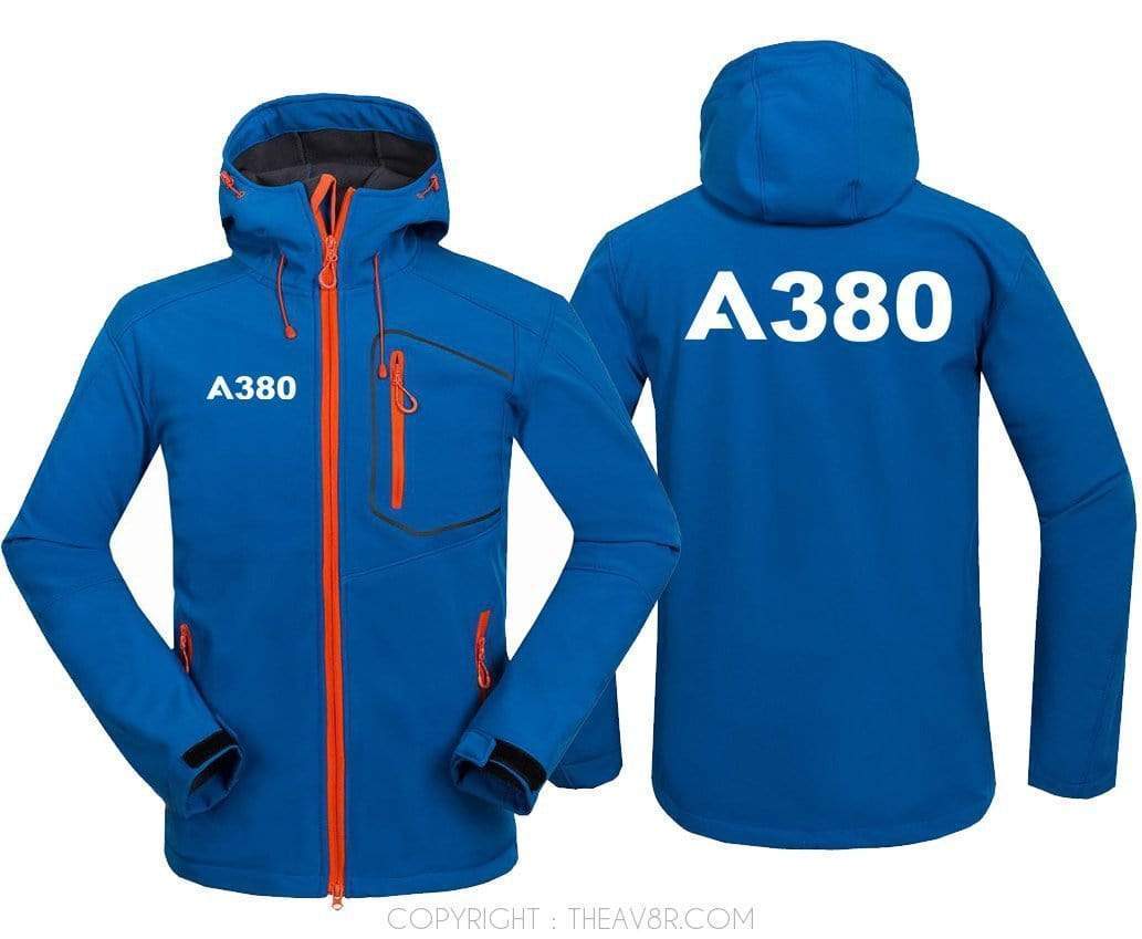 AIRPLANE LOVER Hoodie Jacket Blue / S AIRBUS A380