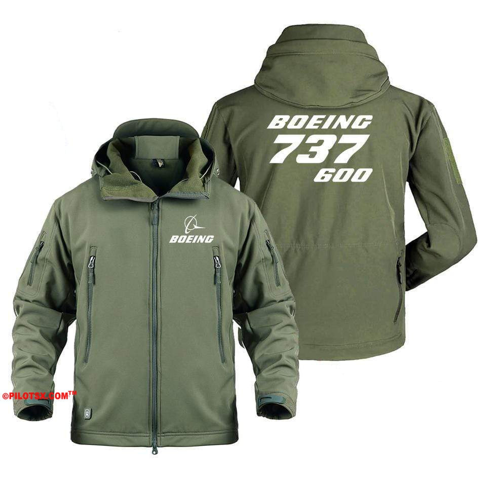 AIRPLANE LOVER Military Fleece Army Green / S Boeing 737-600