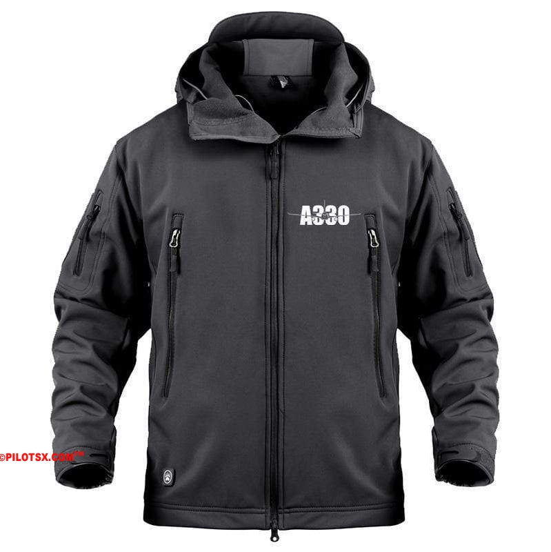 AIRPLANE LOVER Military Fleece Black / S Airbus A330