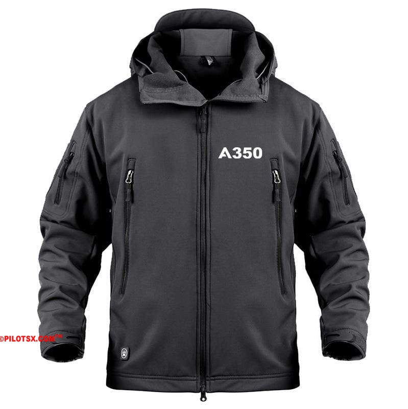 AIRPLANE LOVER Military Fleece Black / S Airbus A350