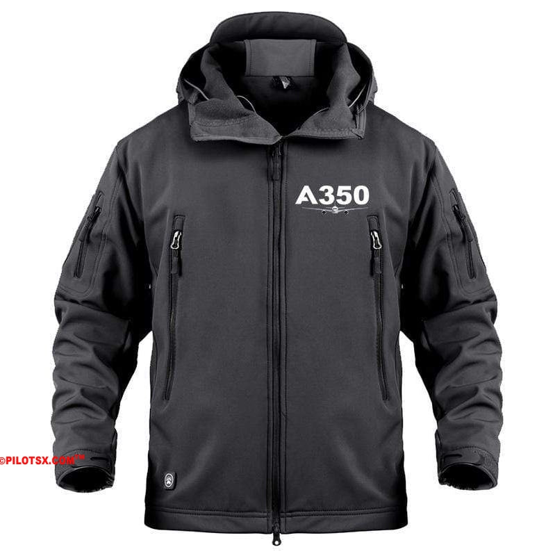 AIRPLANE LOVER Military Fleece Black / S Airbus A350