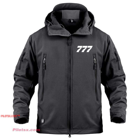 AIRPLANE LOVER Military Fleece Black / S Boeing 777