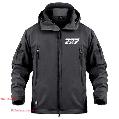 AIRPLANE LOVER Military Fleece Black / S Boeing 777