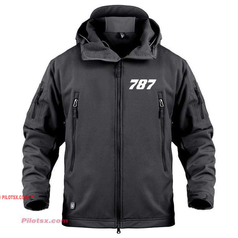 AIRPLANE LOVER Military Fleece Black / S Boeing 787