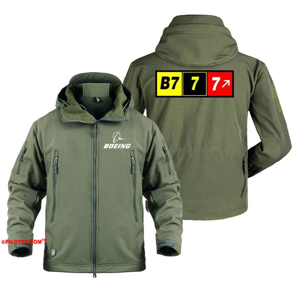 AIRPLANE LOVER Military Fleece Copy of B-777