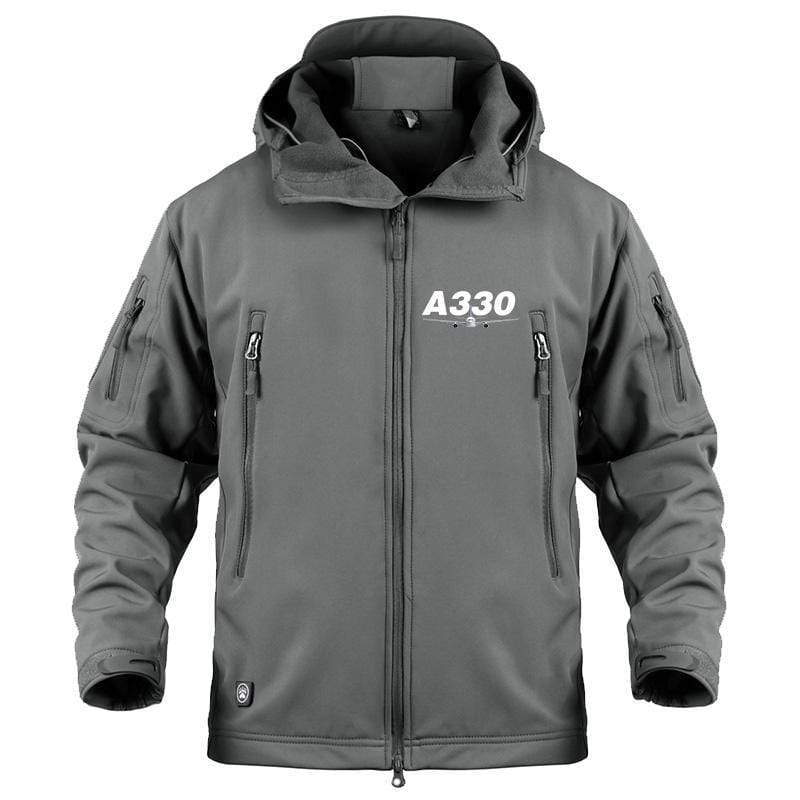 AIRPLANE LOVER Military Fleece Gray / S Airbus A330