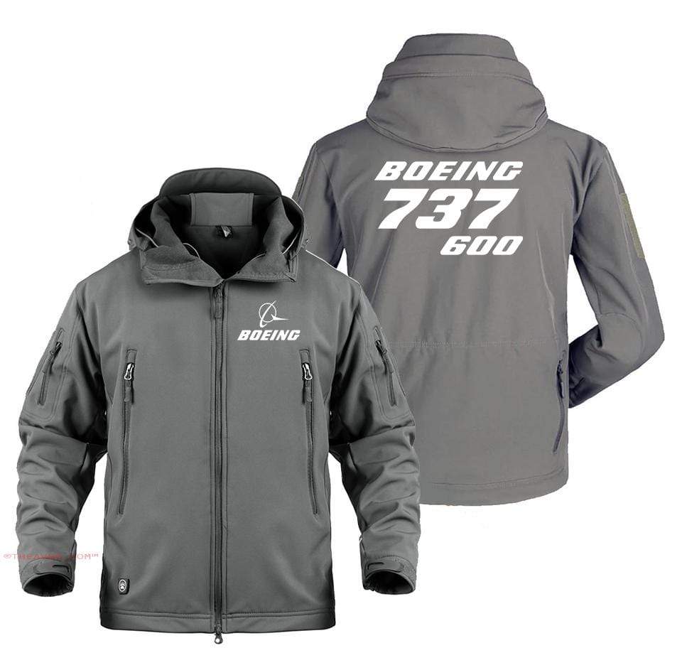 AIRPLANE LOVER Military Fleece Gray / S Boeing 737-600