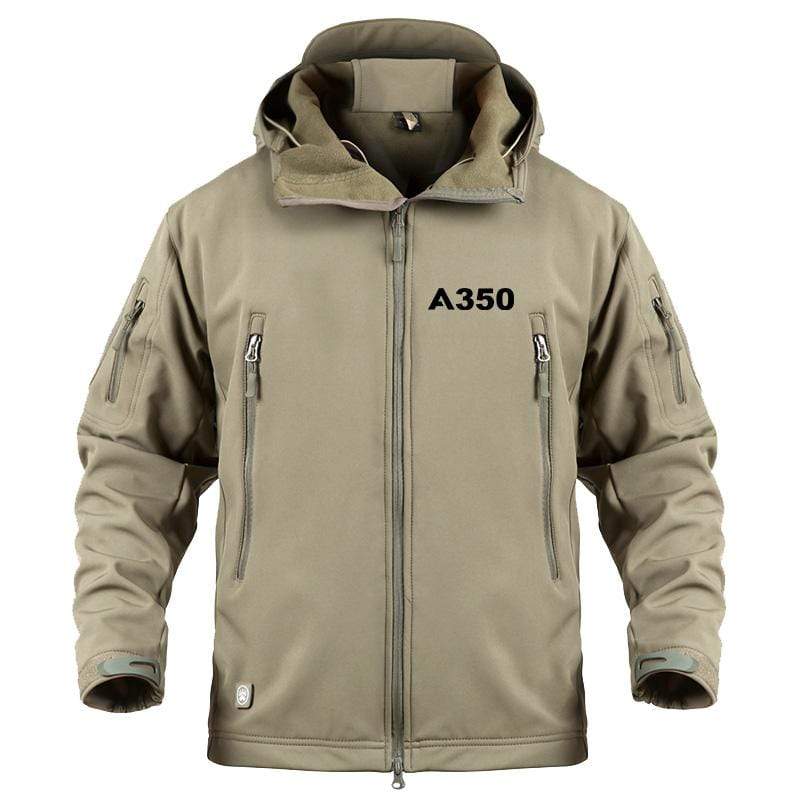 AIRPLANE LOVER Military Fleece Khaki / S Airbus A350