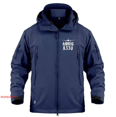 AIRPLANE LOVER Military Fleece Navy / S Airbus A330