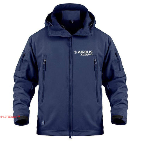 AIRPLANE LOVER Military Fleece Navy / S Airbus A330 neo